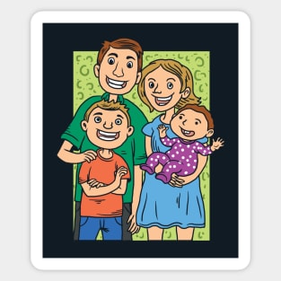 Happy Family Sticker